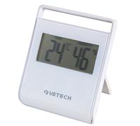 Velamp Square+ : Mini Station météo numérique. Mesure de la température et de l'humidité internes. Blanc