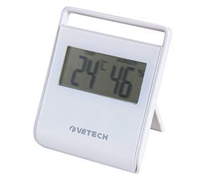 Velamp Square+ : Mini Station météo numérique. Mesure de la température et de l'humidité internes. Blanc