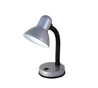 Lampe A Poser - CHARLESTON: Lampe de bureau avec culot E27, silver