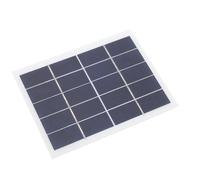 VELATEMOR Panneau Solaire 3W Type C, Interface en Silicium Polycristallin, pour Caméra de sécurité Légère de Cour