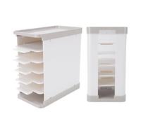 VELATEMOR Sacs de Lait Congélateur Organisateur en Plastique Vertical Sac de Lait Tour de Stockage Conteneur de Congélation pour Aplatir les Sacs de