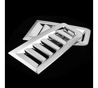 VELATEMOR Ventilation de Capot ABS pour Voiture Automatique Accessoire | Plastique, capot généreux et élégant, même profil que, fentes découpées, modèle de découpe inclus.
