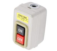 VELATEMOR Verrouillage Automatique 3P on Off Interrupteur à | 220V, 380V, moteur de commande de commutateur, interrupteur marche/arrêt, fil de bornes à vis, matériau Durable Long