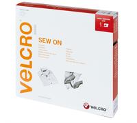 VELCRO® Bande Velcro à coudre, crochet et boucle 20mm x 10m rouge