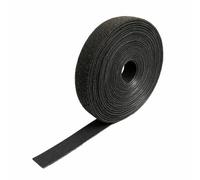 VELCRO Brand ONE-WRAP Rouleau de ruban adhésif dos à dos réutilisable pour gestion et regroupement de câbles, standard 25 mm, 50 mm, extra large 107 mm (25 mm x 10 m)