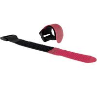 VELCRO® E1010000533002 Bande auto-agrippante pour grouper partie velours et partie agrippante (L x l) 480 mm x 25 mm noir, rouge 10 pc(s)