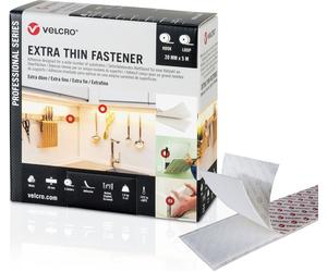 VELCRO® Extra Thin Fastener 5m bande à crochets 5m bande à boucles, crochet et boucles 50mm blanc