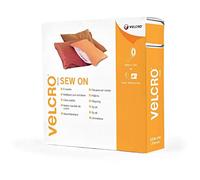 Velcro Marque, Ruban Adhésif À Coudre Auto-Agrippant Pour Tissu, À Crochets Et Boucles, Qui Se Coupe À La Longueur Désirée & Parfait Pour Les Activités De Couture, Blanc 20 Mm X 10 M
