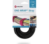 VELCRO® One Wrap® Strap 25mm x 300mm, 25 pièces, noir