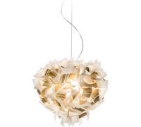 SLAMP Veli Aurea Suspension Blanc/Or Avec Câble Transparent