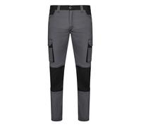 VELILLA 103031S Pantalon Stretch Bicolore, Gris/Noir, Taille 48, Gris/Noir, 48