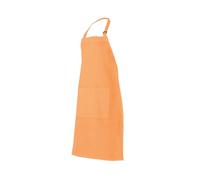 VELILLA 404203 - Tablier salopette avec poche, couleur orange clair, taille unique