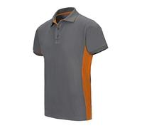 VELILLA - Polo Bicolore à Manches Courtes 180 g/m2 105504 Homme, Gris et Orange, M