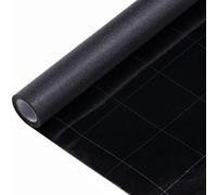 VELIMAX Film Complètement Occultant Fenêtre Noir Film Statique de Fenetre Anti Regard Film Opaque Vitrage Noir Solide Film Électrostatique Vitre pour Maison Domicile Bureau 44x300 cm
