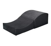 Velinda Fauteuil Chaise Longue canapé Intime Relaxant Plaint de Forme préformé (Couleur: Gris)