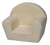 Velinda Fauteuil piqué pour Enfant (Couleur: Creme)