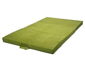 Velinda Matelas Touristique Confortable Plaint supplément 120x200x10cm (Couleur: Vert)