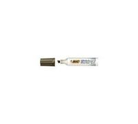 Lot de 12 Marqueur effaçable à sec tableaux blancs corps métal pointe biseau encre cétone noire BIC VELLEDA 1781