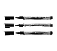 VELLEDA Lot de 3 Feutres tableau blanc effaçable LIQUID INK Pocket Pte Ogive Moy. Noir