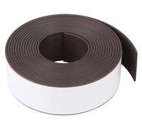Velleman Bande magnétique adhésive flexible 300 x 2,5 cm, noire, ruban magnétique en rouleau, découpable et solide, idéale pour réfrigérateur tableau magnétique DIY loisirs créatifs organisation