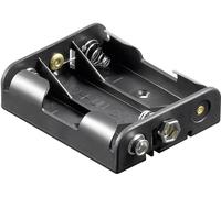 Velleman BH331B Support de pile 3x LR6 (AA) (L x l x H) 56 x 48 x 16 mm