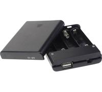 Velleman BH341USB Boîte de piles 4x LR6 (AA) (L x l x H) 60 x 20 x 80 mm