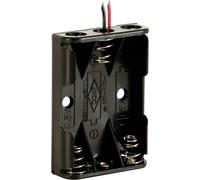 Velleman BH431A Support de pile 3x LR3 (AAA) raccordement par fils (L x l x H) 53 x 38 x 13 mm
