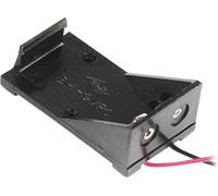 Velleman BH9V Support de pile 1x 6LR61 (9 V) raccordement par fils (L x l x H) 55 x 31 x 20 mm