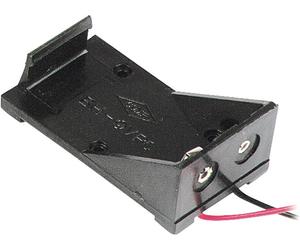 Velleman BH9V Support de pile 1x 6LR61 (9 V) raccordement par fils (L x l x H) 55 x 31 x 20 mm