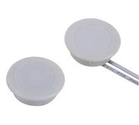 Velleman Contact magnétique avec interrupteur Reed, NC, pour installation dans les cadres de fenêtres et/ou de portes, connexion par fil, blanc
