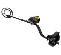 Velleman Détecteur de métaux avec Bobine de Recherche étanche de 25 cm, Profondeur Jusqu’à 22 cm, écran LCD, sensibilité et Discrimination réglables, Prise Casque