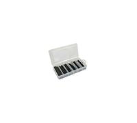 Velleman - Lot de gaines thermoretractables - noir avec colle 10cm - 85 pcs - dans coffret G