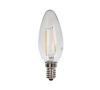 Velleman LAL2Z3G Lampe à Incandescence LED Chandelle Verre 2 W E14 Multicolore