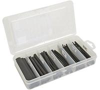 Velleman Lot de Gaines THERMORÉTRACTABLES - Noir 10cm - 170 pcs - dans Coffret DE Rangement