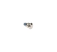 Velleman R1711 DPDT 2 NO 2 NC haute ronde en métal Push Button Switch, Multicolore