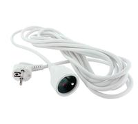 Velleman Rallonge 230 V avec terre - 5 m - Blanc