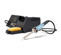 Velleman Station de soudage avec écran LCD, élément chauffant en céramique 48 W, réglage manuel de la température 150-450 °C pour électronique et bricolage