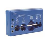 Velleman Testeur d'ampoules, testeur de lampe, testeur de tension et puissance avec indicateur LED et bip sonore, pour culots G13, Ba15d, G5, G4, GU5.3, GY6.35, E27, E14, E10
