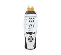Velleman Thermomètre avec thermocouple type K/J, double mesure, double affichage lcd, -200 °C -1370 °C, maintien données