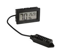 Velleman Thermomètre/hygromètre numérique encastrable, grand écran, boîtier abs, plage de mesure -50 °C à 70 °C, humidité 10-99%