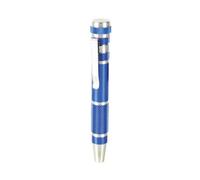 Velleman Tournevis de précision, 9 en 1, en chrome-vanadium, non magnétique, bleu