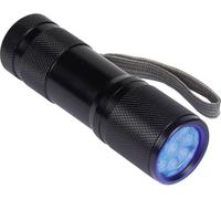 Velleman UV-9 EFL41UV Ampoule LED UV Lampe de poche avec lumière UV, avec dragonne à pile(s) 5 h 58 g