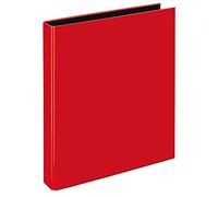 VELOFLEX 1143321 - Classeur à anneaux VELOCOLOR, Classeur à anneaux, Classeur, DIN A4, 255 x 318 x 45 mm, Mécanisme à 4 anneaux, Carton, rouge clair, 1 pièce