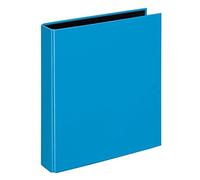 VELOFLEX 1151351 - Classeur à anneaux VELOCOLOR, Classeur à anneaux, Classeur, DIN A5, Mécanisme à 2 anneaux, 200 x 230 x 45 mm, Carton, bleu, 1 pièce