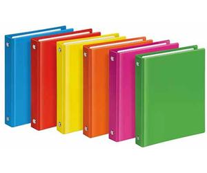 Veloflex® 1164 300 Classeur à anneaux de poche VELOCOLOR® - A6, 4 anneaux, 138 x 168 mm, assorti