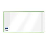 Veloflex 1540245 Lot de 10 pochettes en polypropylène avec rabat Transparent 245 x 450 mm
