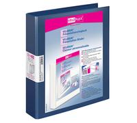 VELOFLEX 4148156 10 classeurs à anneaux de présentation VELOFLEX 4 anneaux bleu 4,6 cm DIN A4