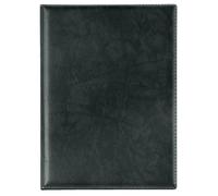 VELOFLEX 4441780 - Dossier de présentation Exquisit DIN A4 avec pochettes transparentes intérieures, aspect cuir noir, 1 pièce