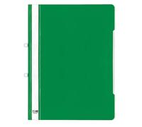 Veloflex 4745040 Lot de 20 chemises en PVC avec couverture transparente et bande d'inscription Vert Format A4