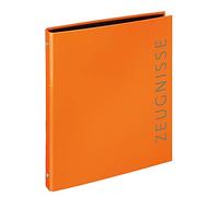 VELOFLEX - Classeur à anneaux VELOCOLOR DIN A4 à 4 anneaux, orange